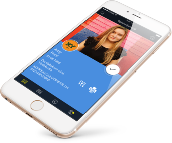 Mobile version of the student card