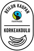 Reilun kaupan korkeakoulu -hankkeen logo