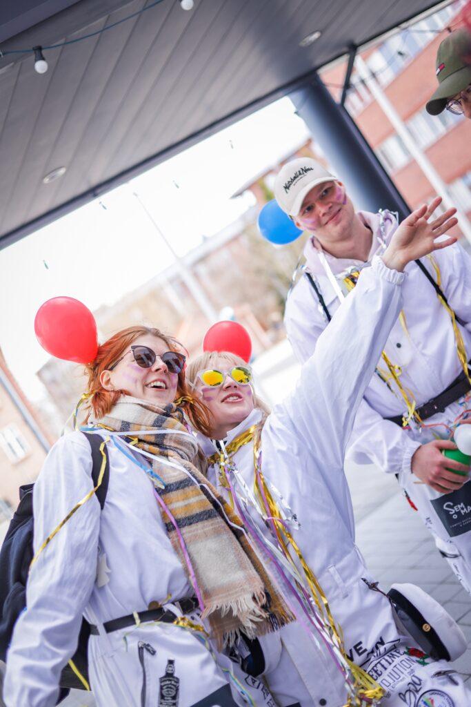 Opiskelijat vappuna